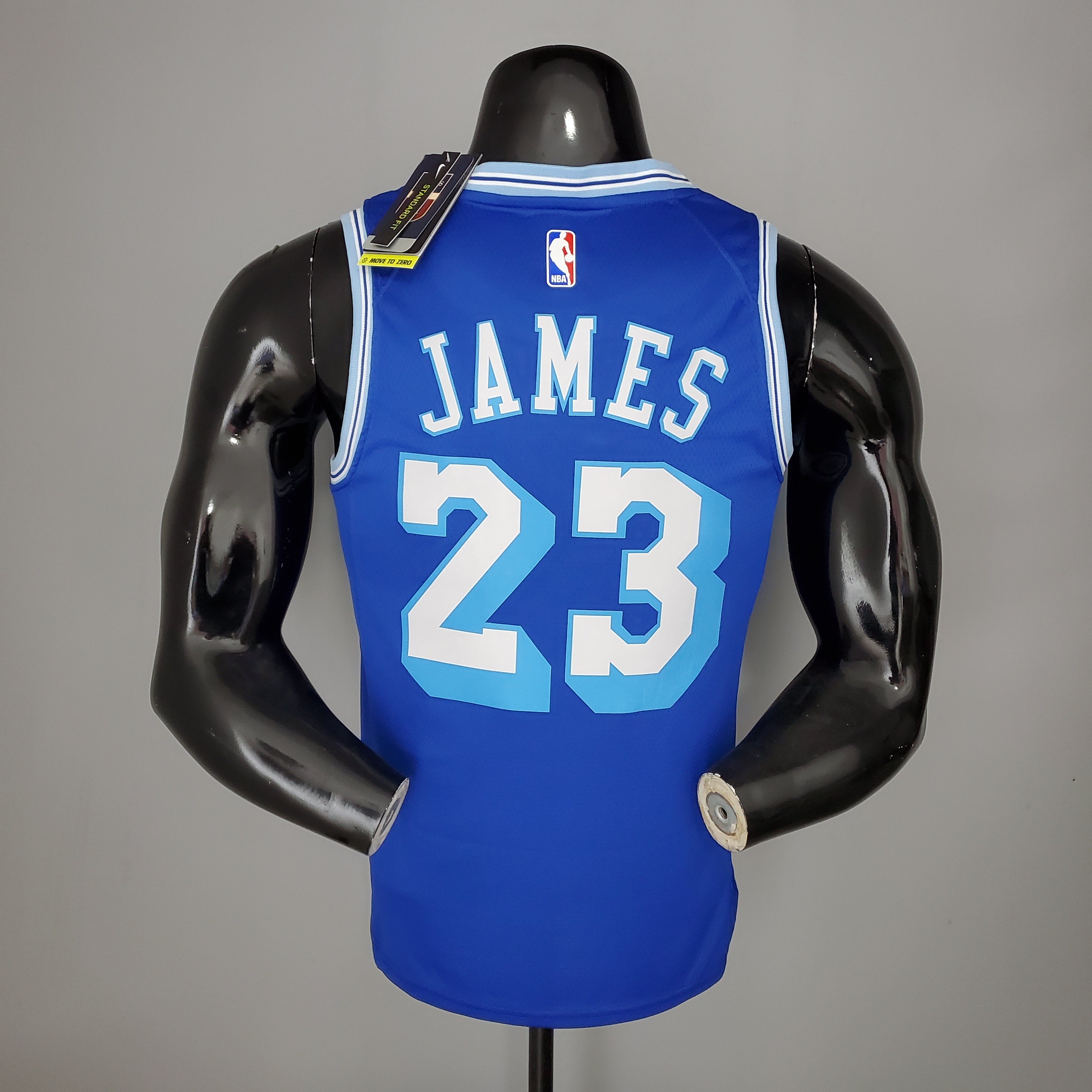 LeBron James #23 Los Angeles Lakers 2020/21 Swingman Jersey Retro Blue