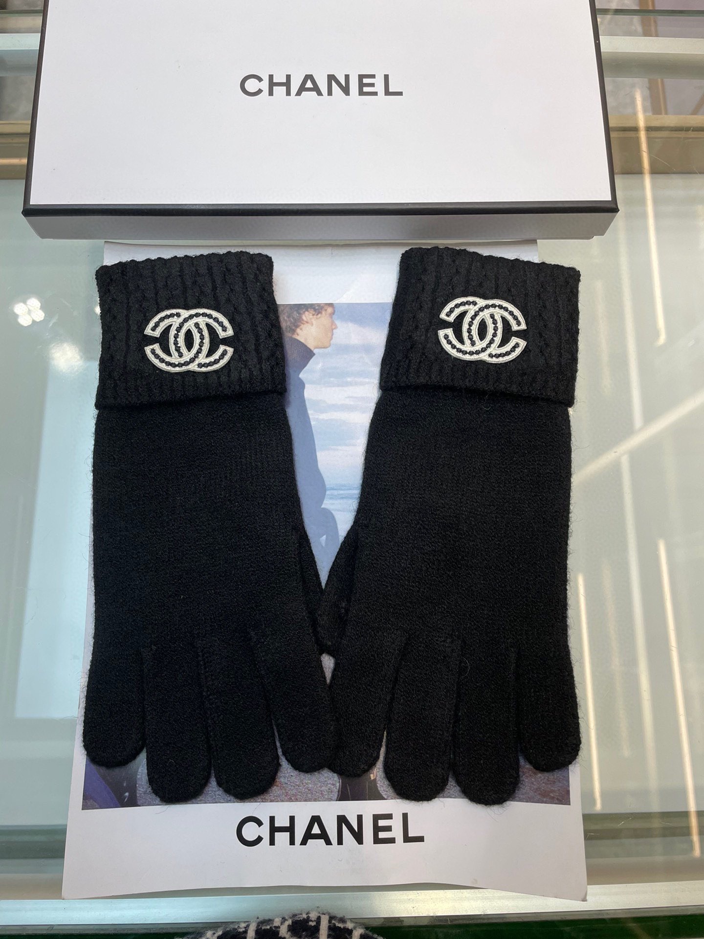 Chanel Wool and Cashmere Gloves