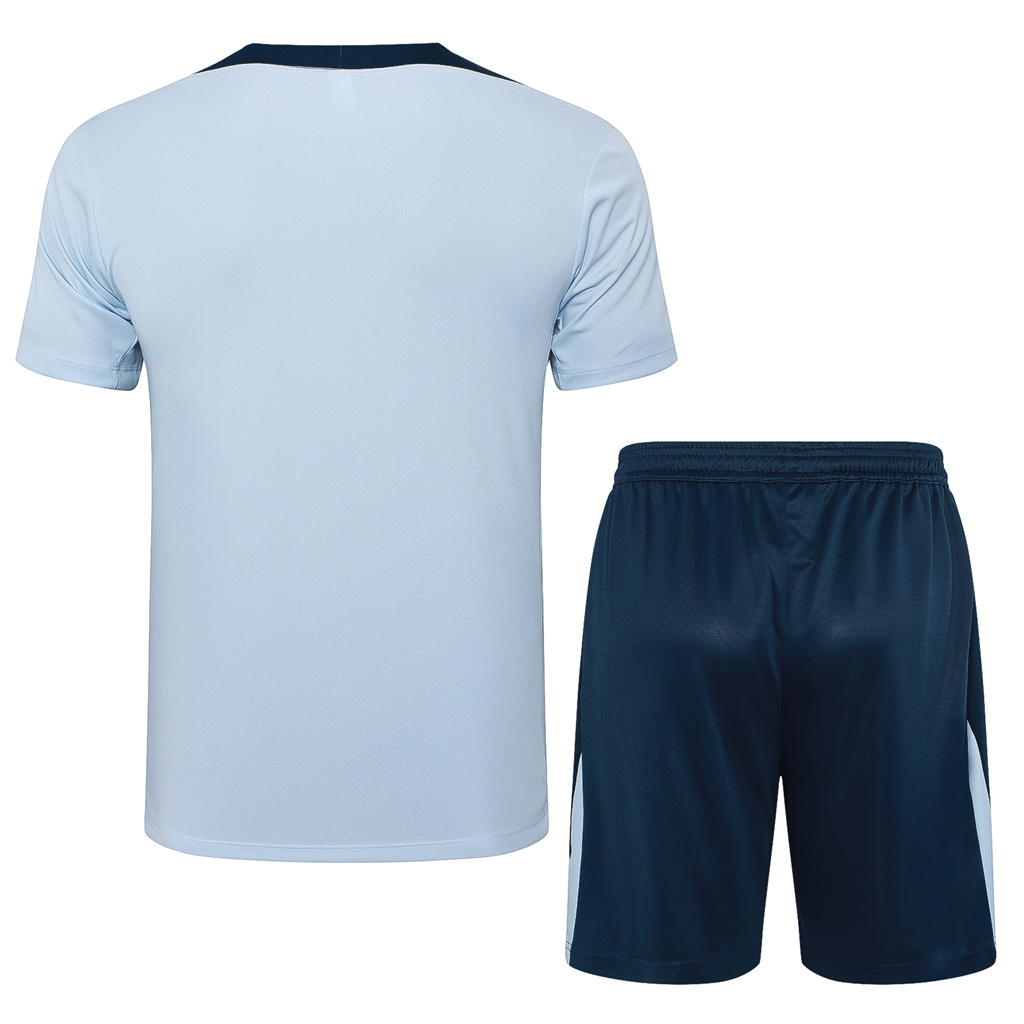 France Training Short Sleeve Suit 24/25 | Soc Jersey - Premium Football Jersey