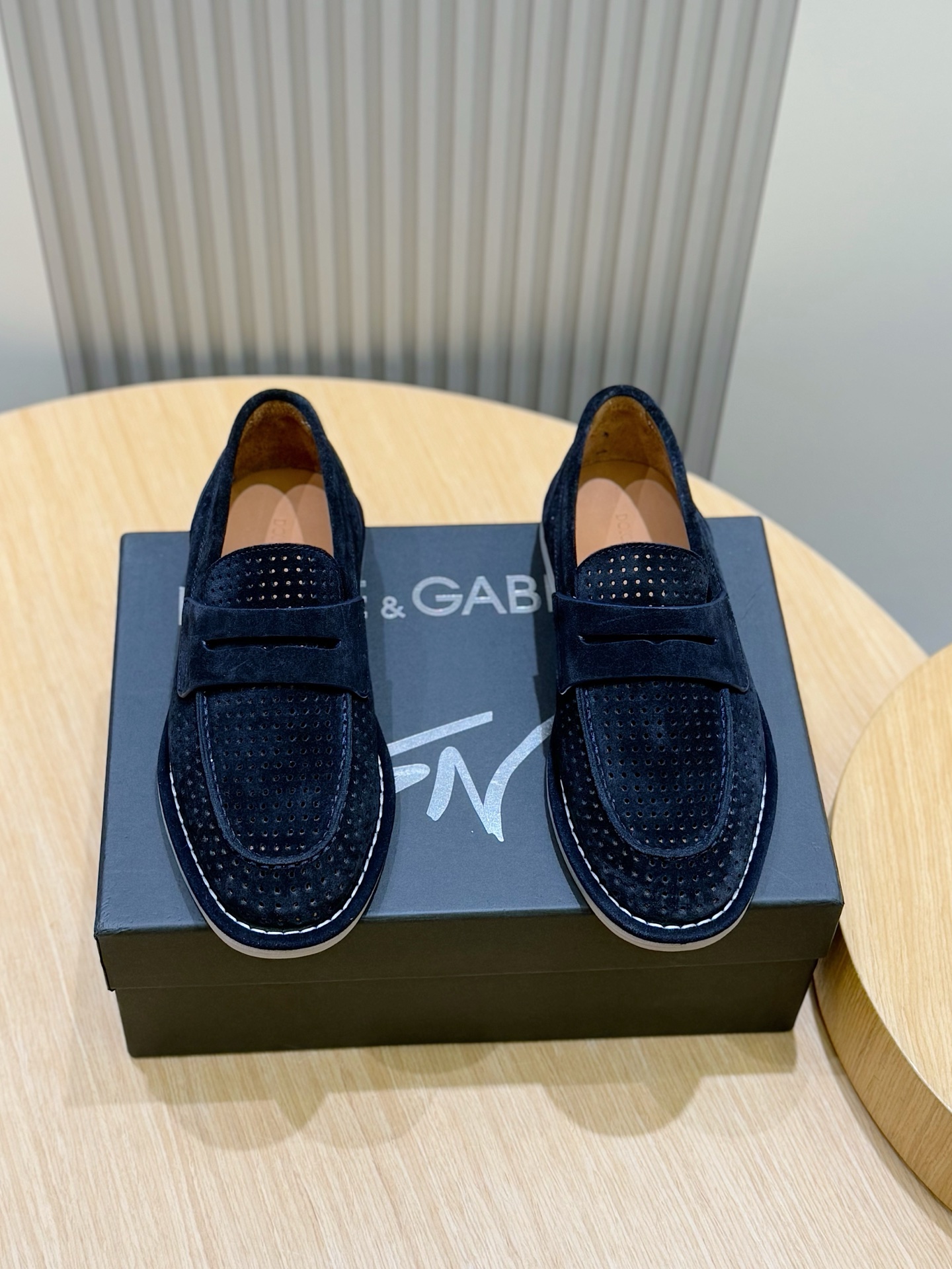Dolce Gabbana Men's Suede Florio Loafer