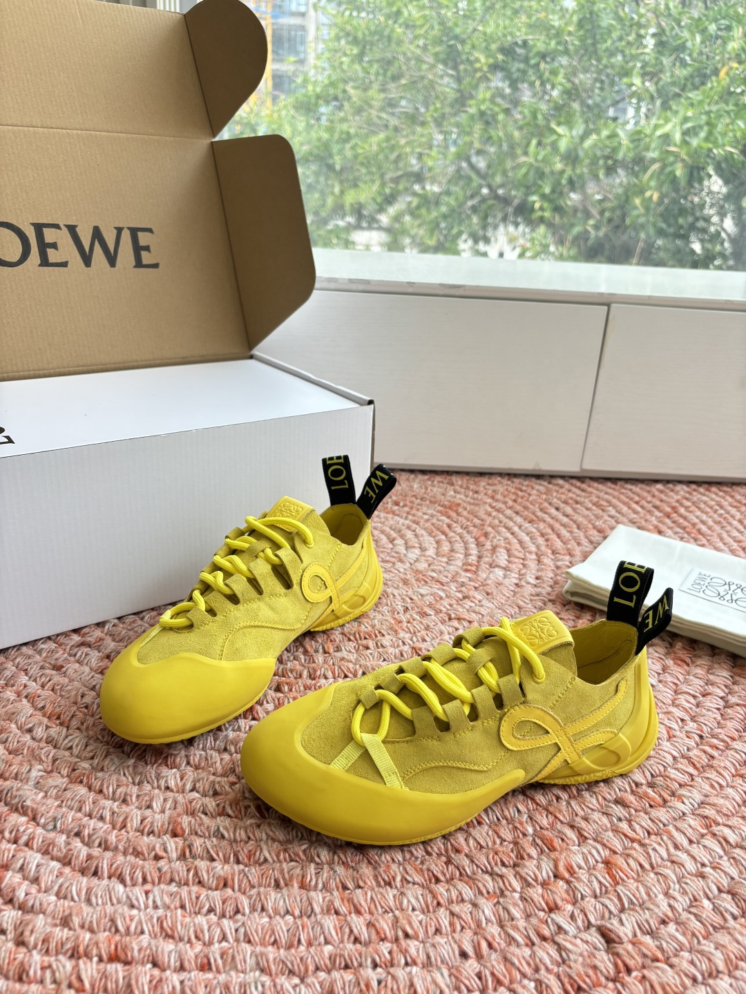 Loewe Grip Suede Sneaker