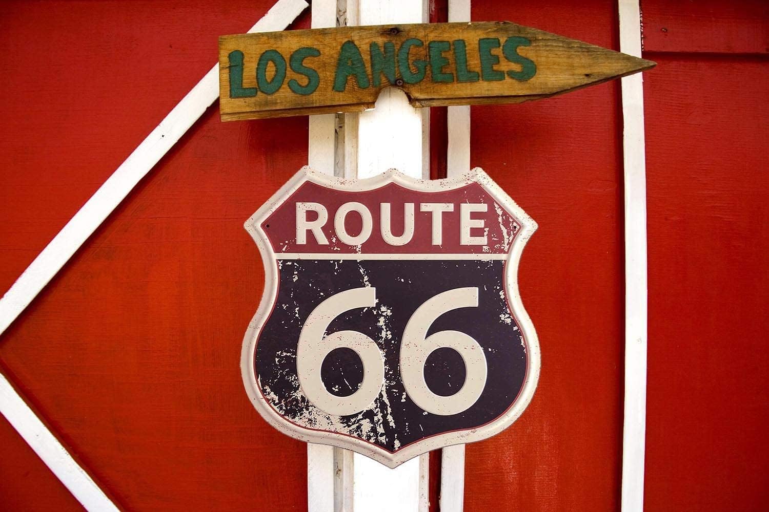 Route 66 Signs Vintage Road Signs High Way Metal Tin Sign for Wall Decor 12