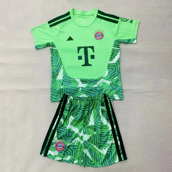 Kids Bayern Munich Goalkeeper Jersey Suit 26/27 | Soc Jersey - Premium Football Jersey