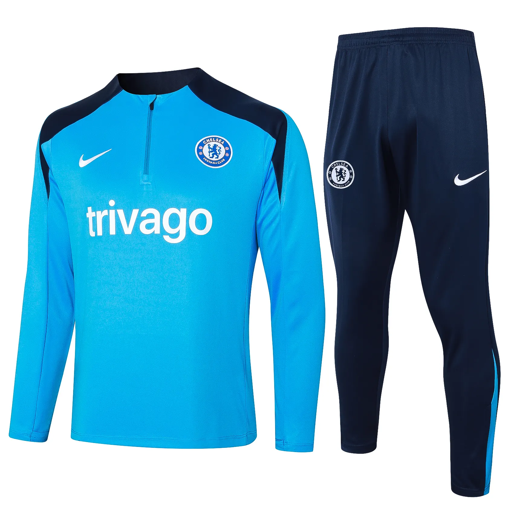 Adult/ Kids Chelsea 24/25 Half zipper training suit B799