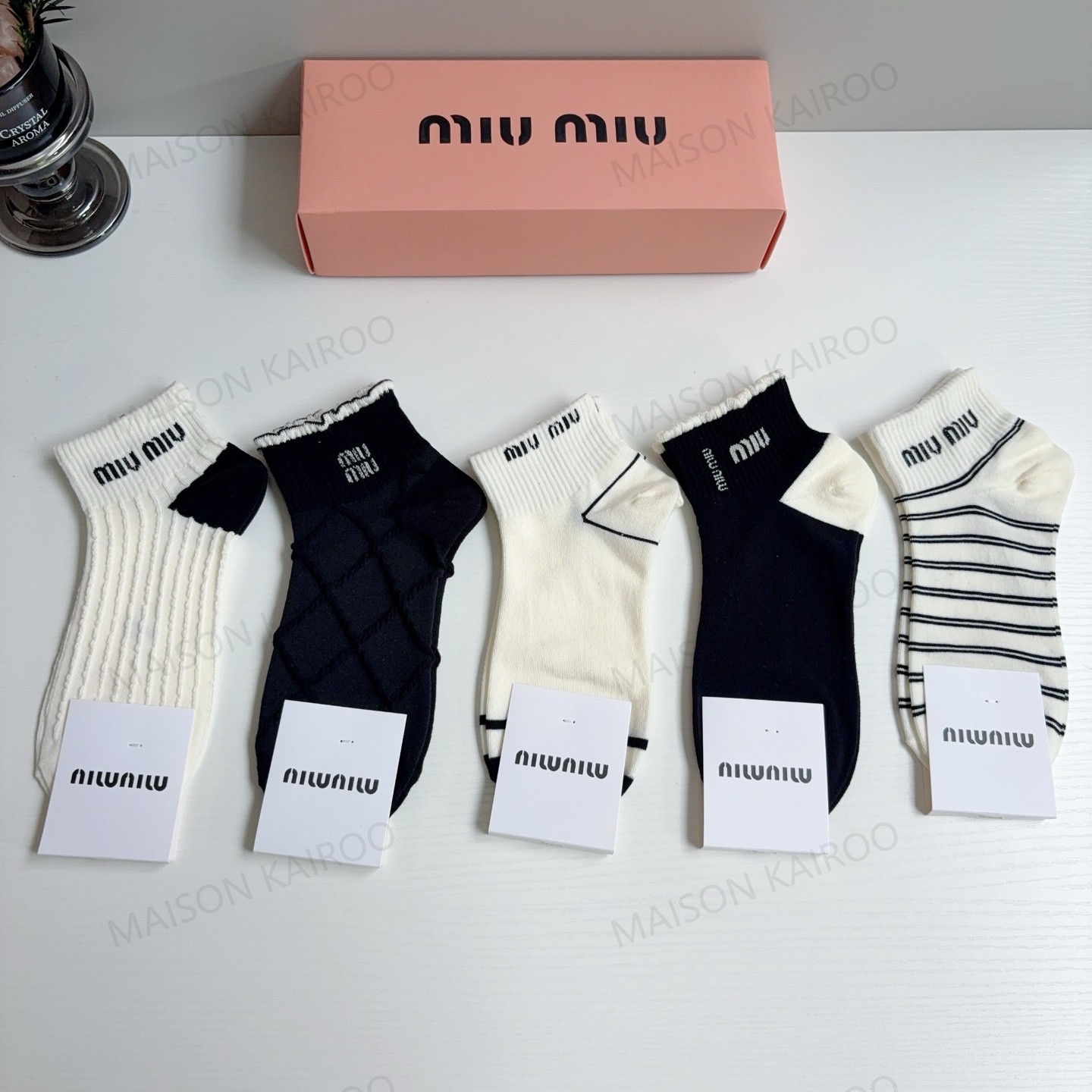 MIU MIU Socks 5-Pack - KAIROO