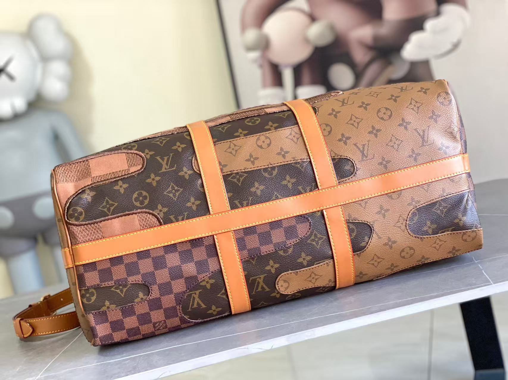 Louis Vuitton LV Keepall Bandouli è re 50 travel bag