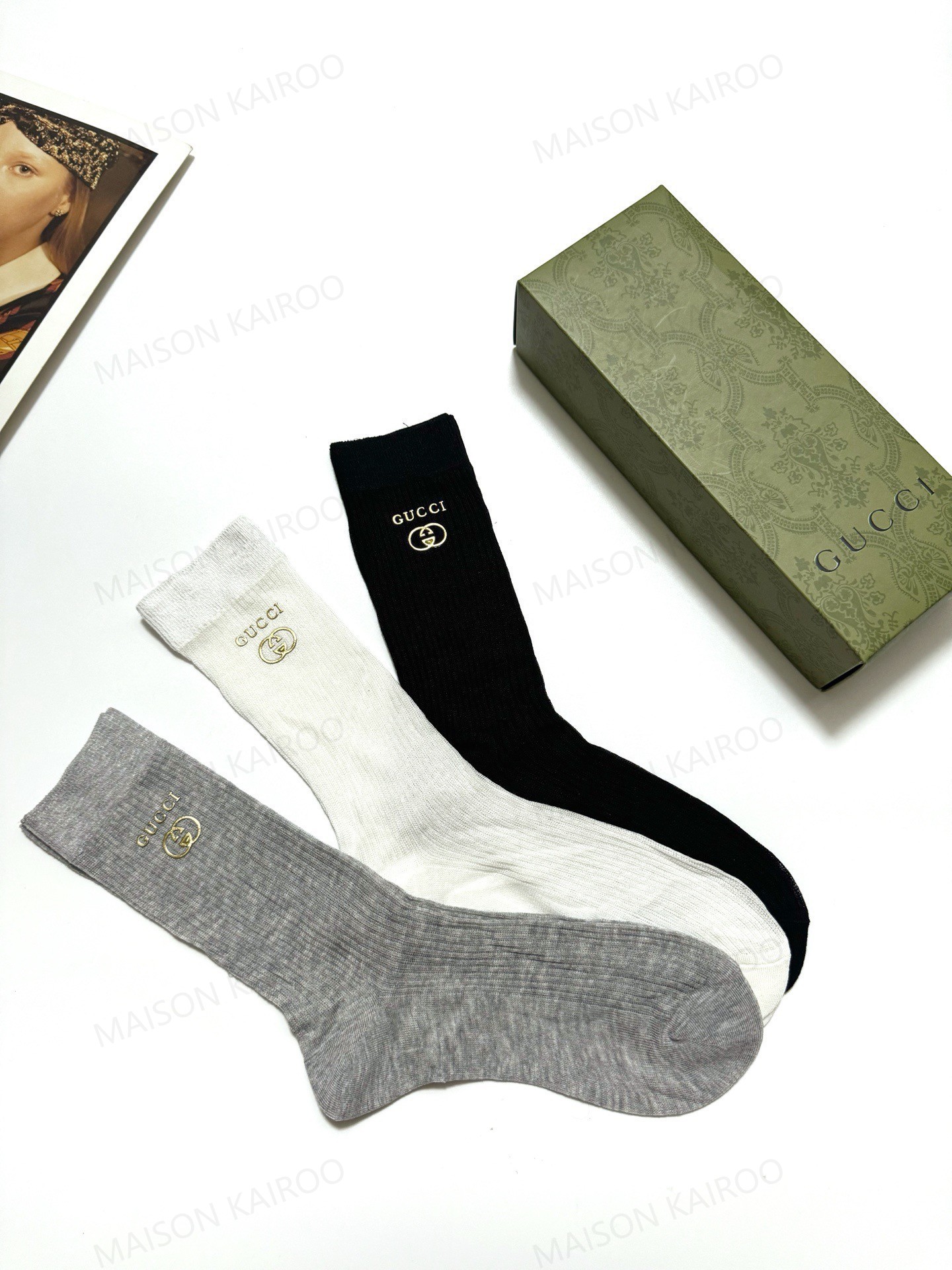 Gucci Socks 3-Pack - KAIROO