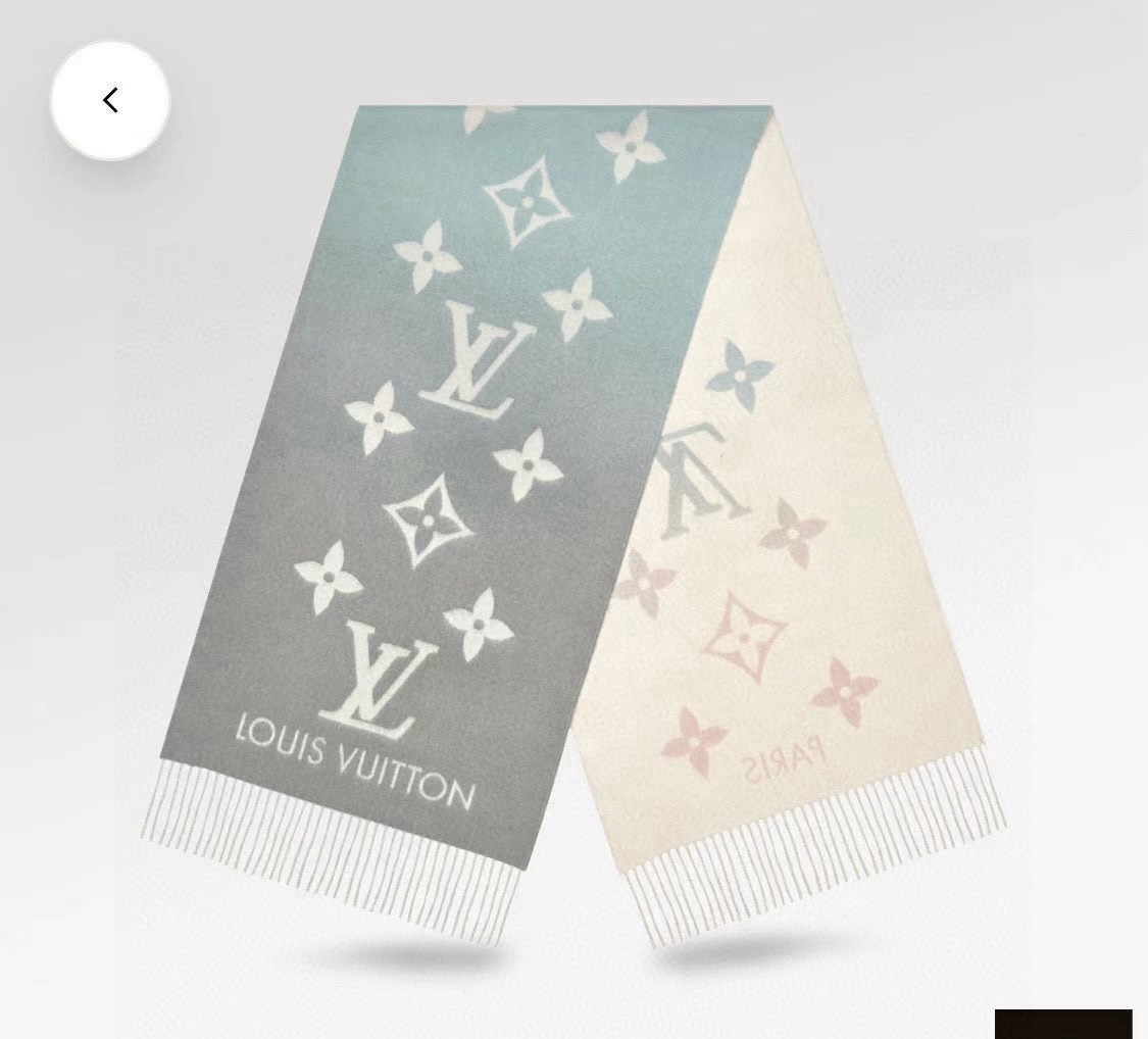 Louis Vuitton LV Reykjavik Gradient Monogram Scarf