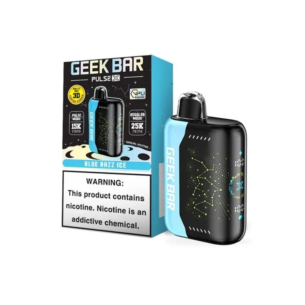 Geek Bar Pulse X 25000 Puffs - Blue Razz Ice - Vaba Vape-Shop