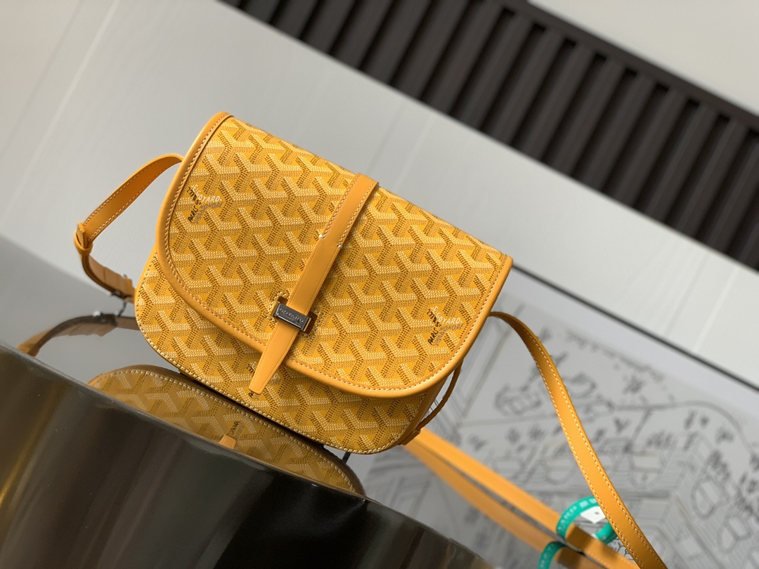 Goyard Belvedere PM Bag in Yellow