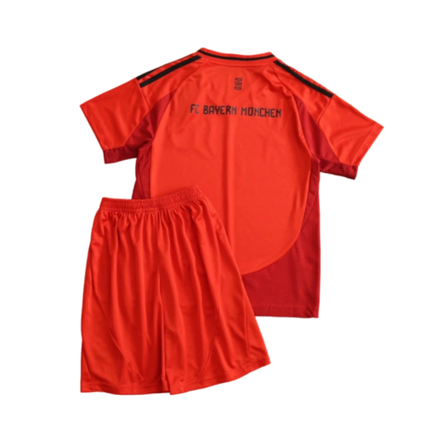 24-25 Bayern Munich Home Soccer Kids Kit Jersey+Shorts