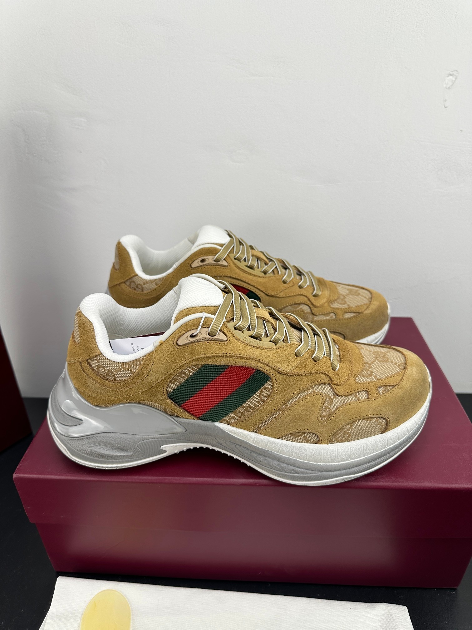 Unisex Gucci 2.0 Trainers-Brown