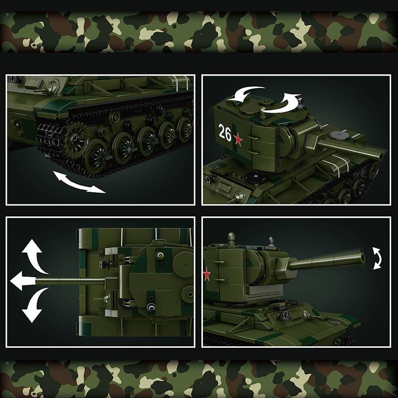 MOULD KING 20026 - KV-2 Tank