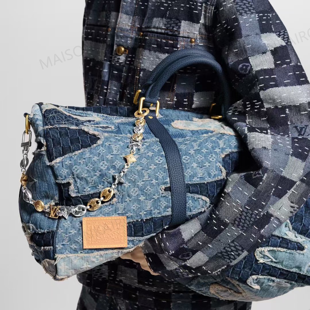 Louis Vuitton LV Two-Tone Mixed Link Chain Bag Charm - KAIROO