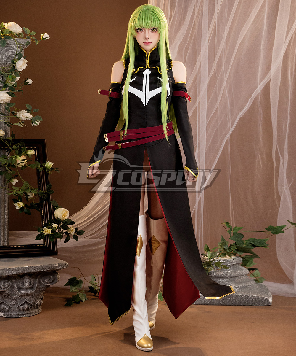 Code Geass C.C Black Suit Cosplay Costume