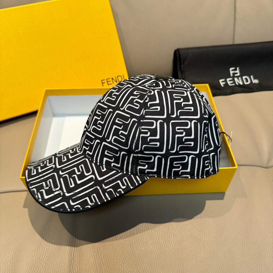 Fendi FF Logo Baseball Cap