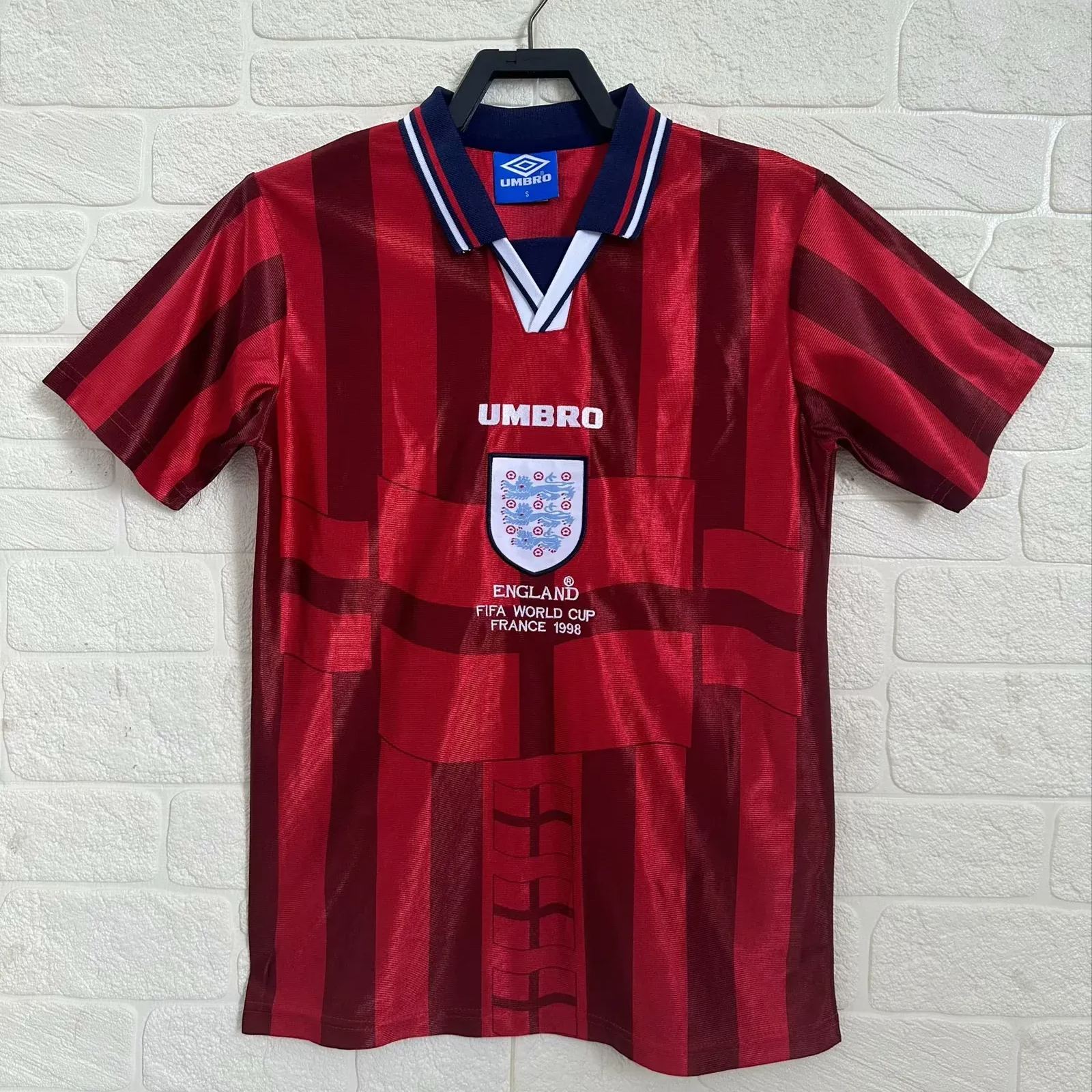 Retro 1998 England Away  Size: S-XXL