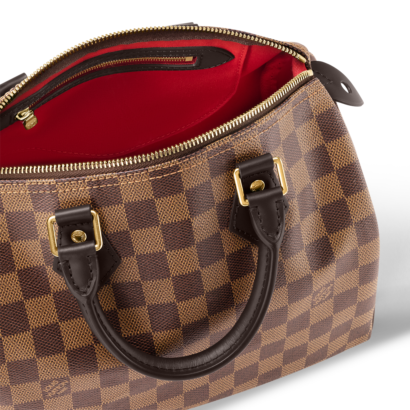 Louis Vuitton LV Speedy 25 Damier Ebene Women Handbag