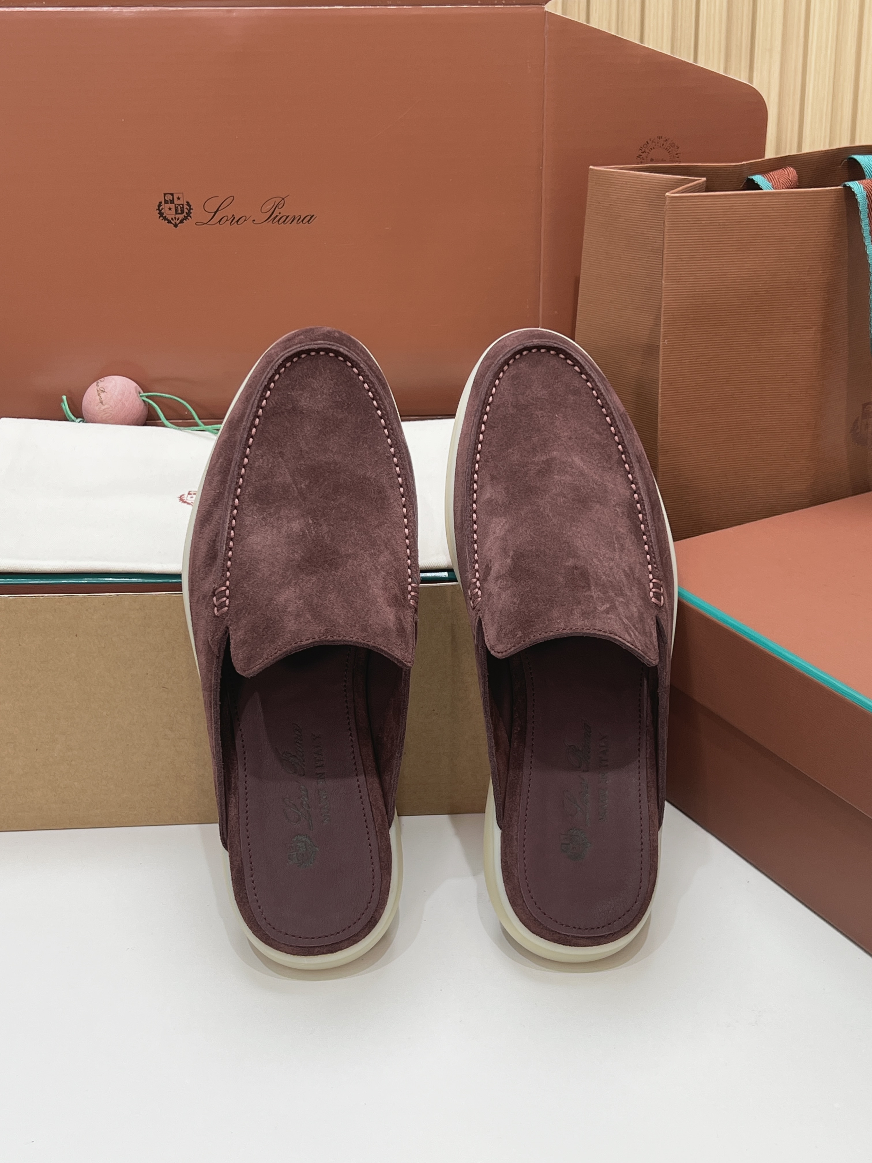 Loro Piana Men's Suede Mule