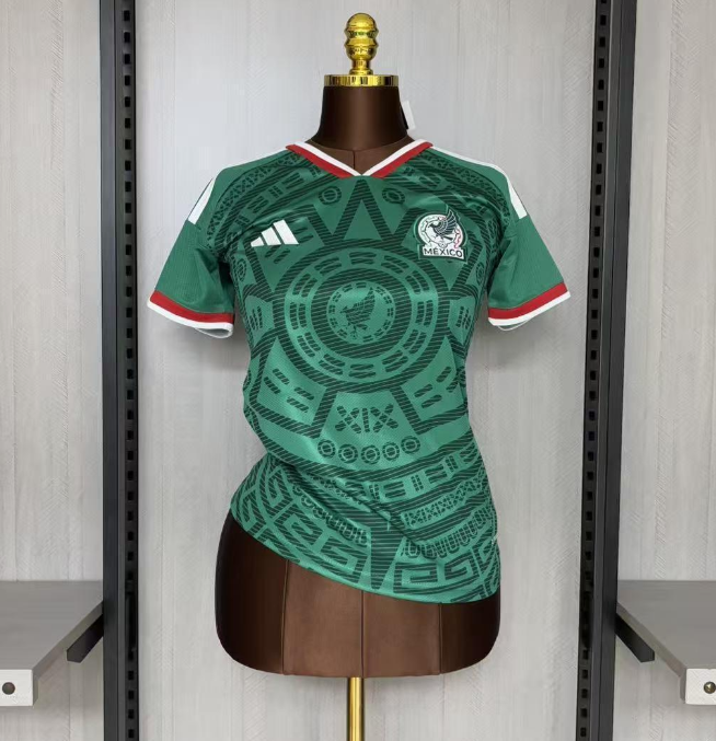 Female 2025 Mexico 2026 World Cup Home Fan Jersey S-6XL