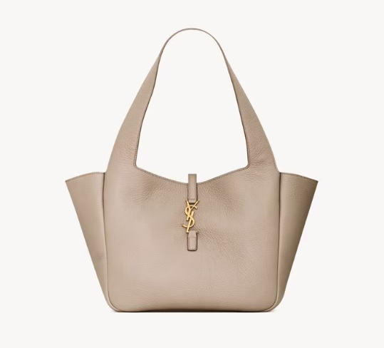 YSL Saint Laurent LE 5 À 7 Small BEA in grained leather-Light Cumin 779029
