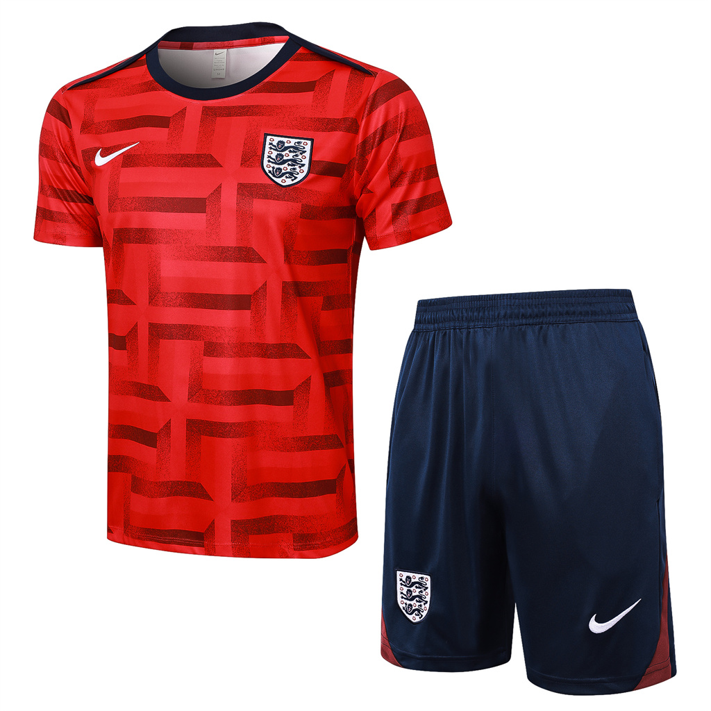 England Training Short sleeve Suit 24/25 | Soc Jersey - Premium Football Jersey