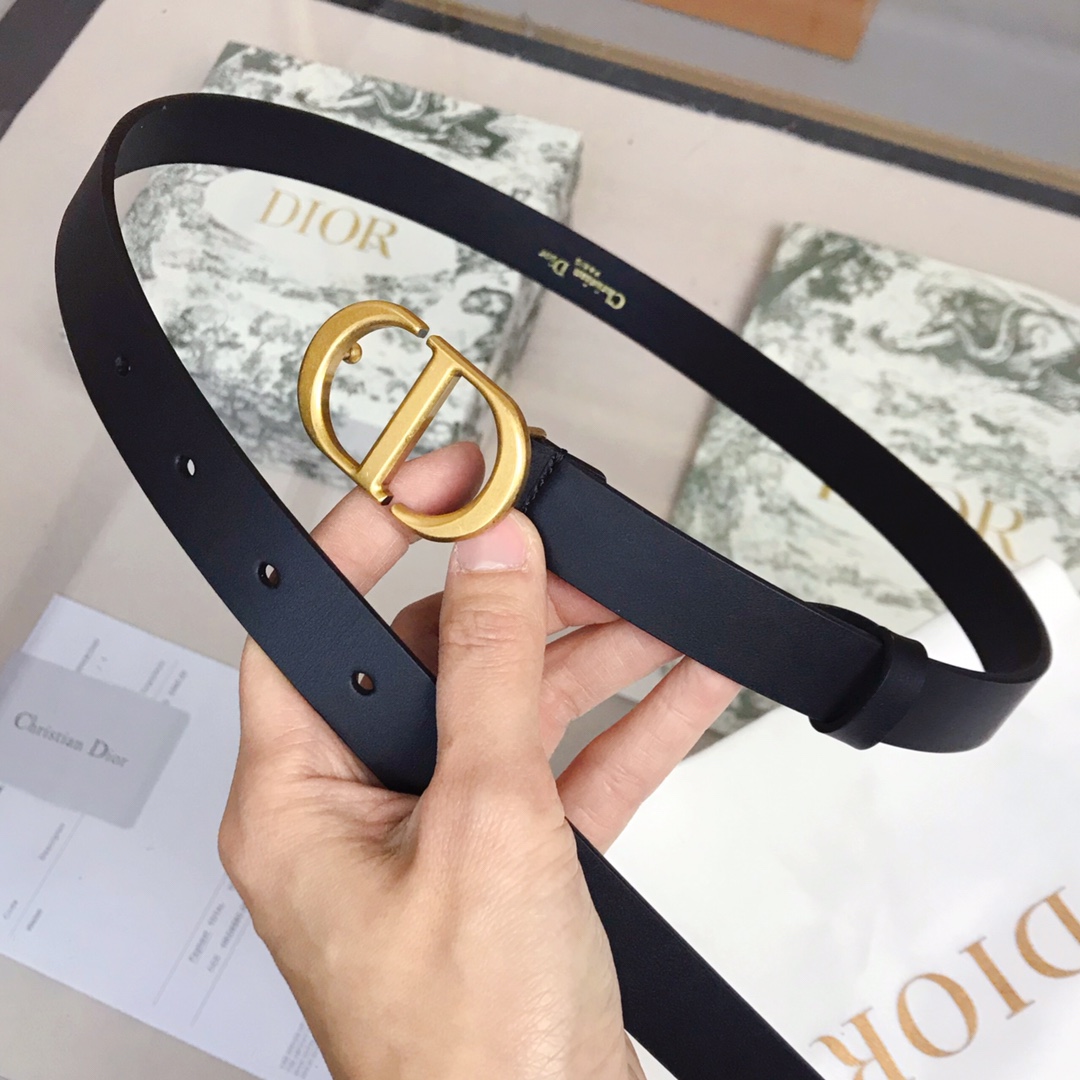 Dior CD buckle Classic Belt 2cm