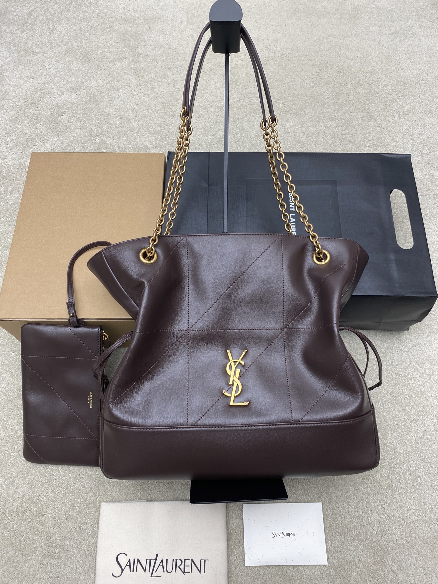 Saint Laurent Arabica Lambskin Large Jamie Bag 809824