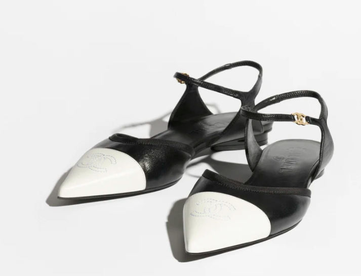 Chanel Leather Slingback