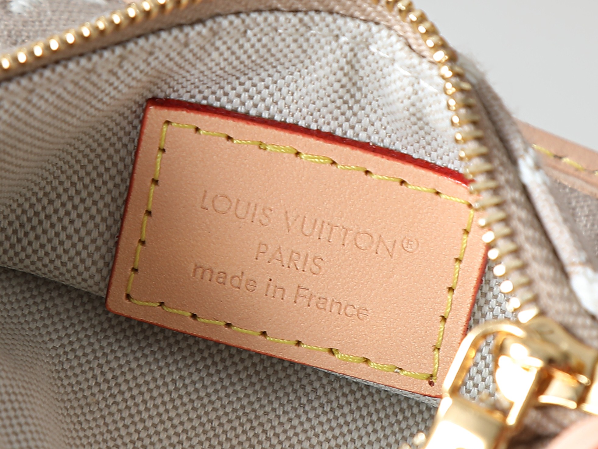 Louis Vuitton LV All In BB Beige jacquard bucket bag