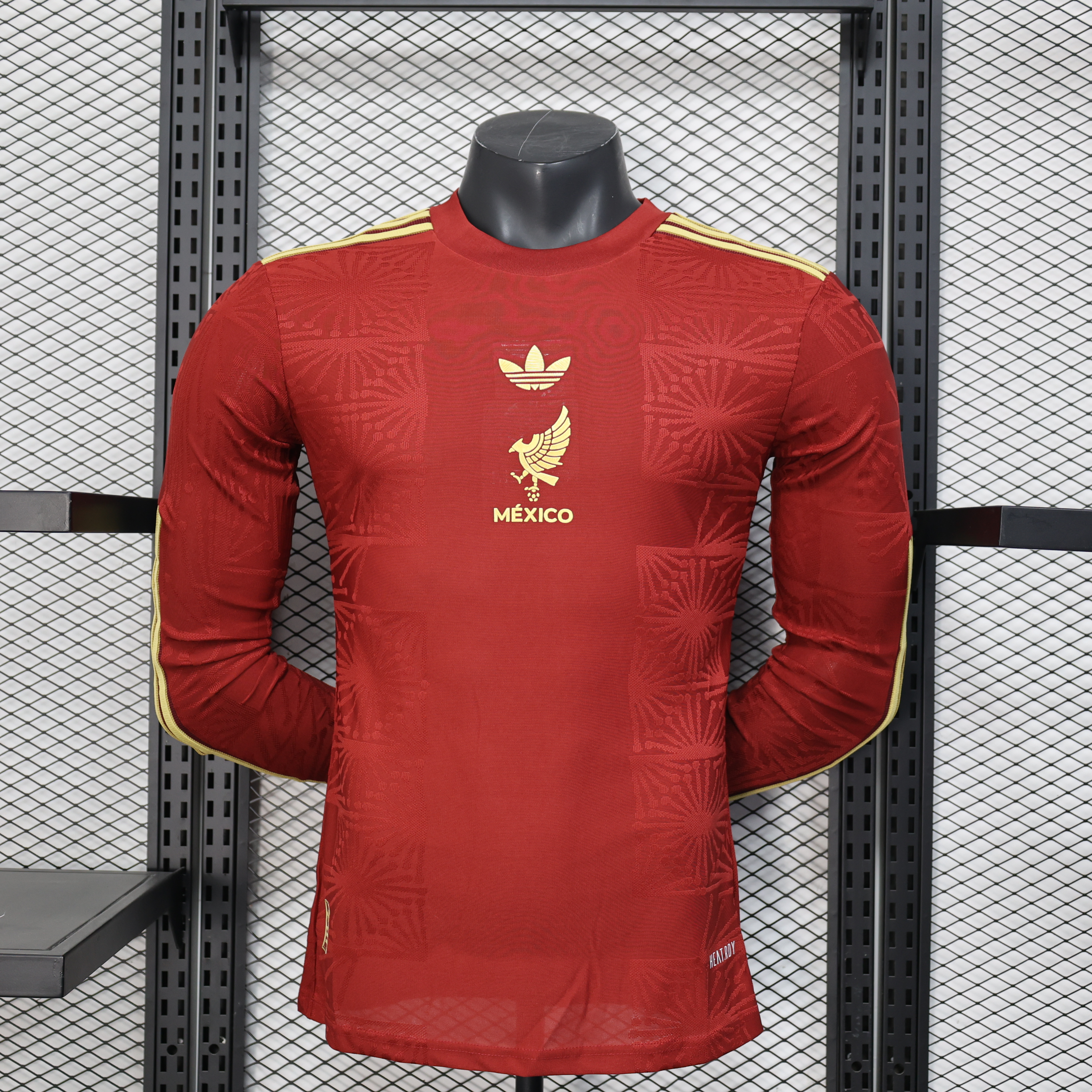 Player Version Mexico 25/26 Gold Cup Red  Long SLeeves S-XXL
