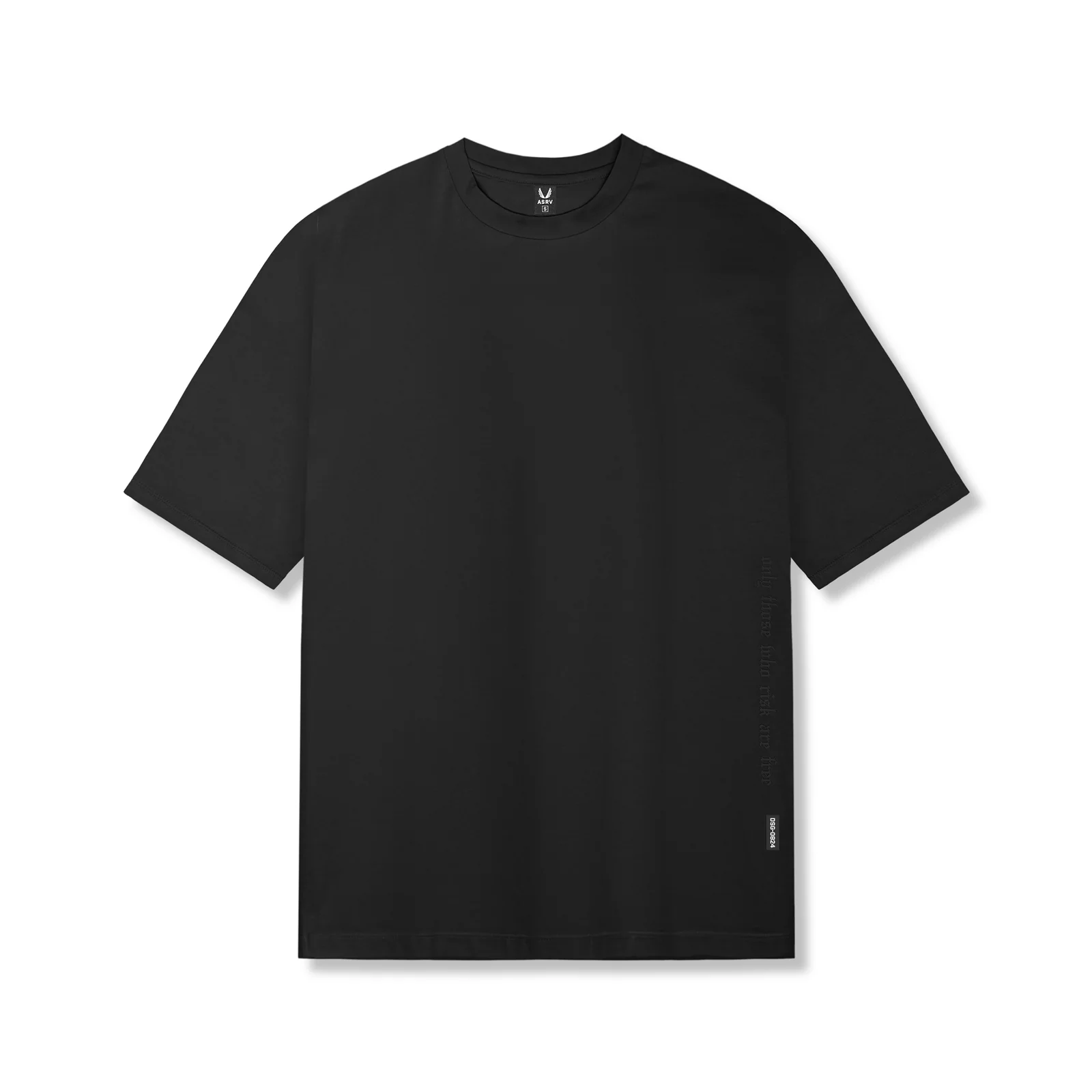 0824. Supima Oversized Tee - Black