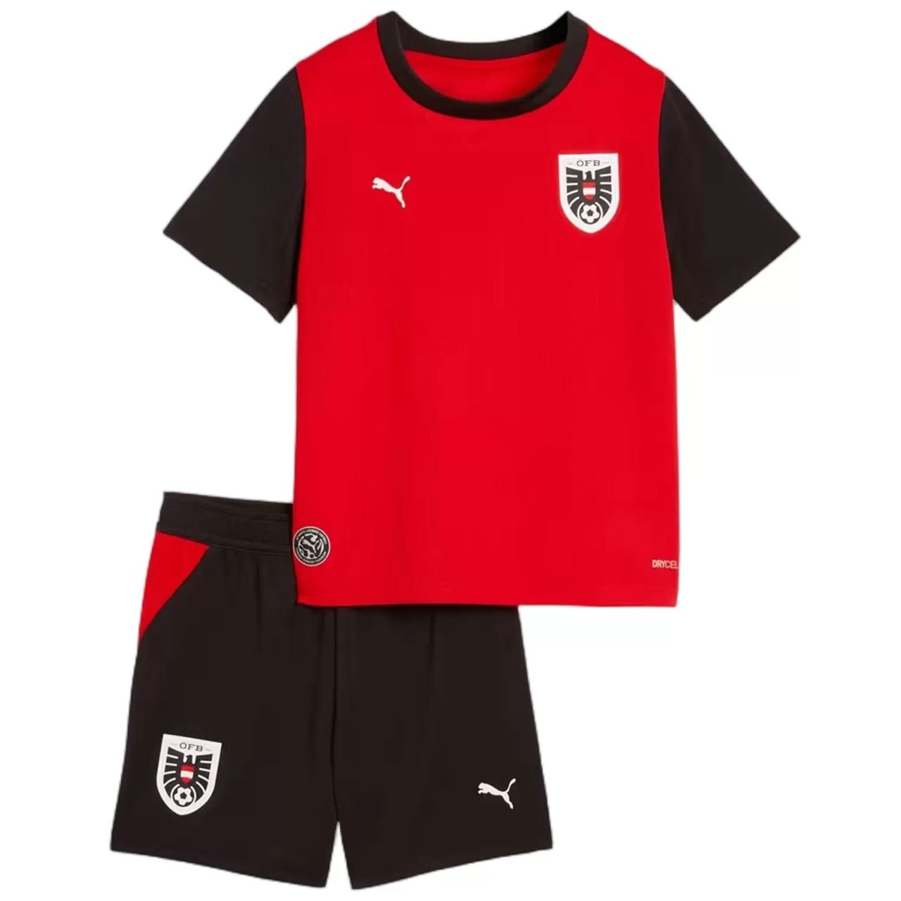 Kids Austria Home Jersey Suit World Cup 2026 | Soc Jersey - Premium Football Jersey