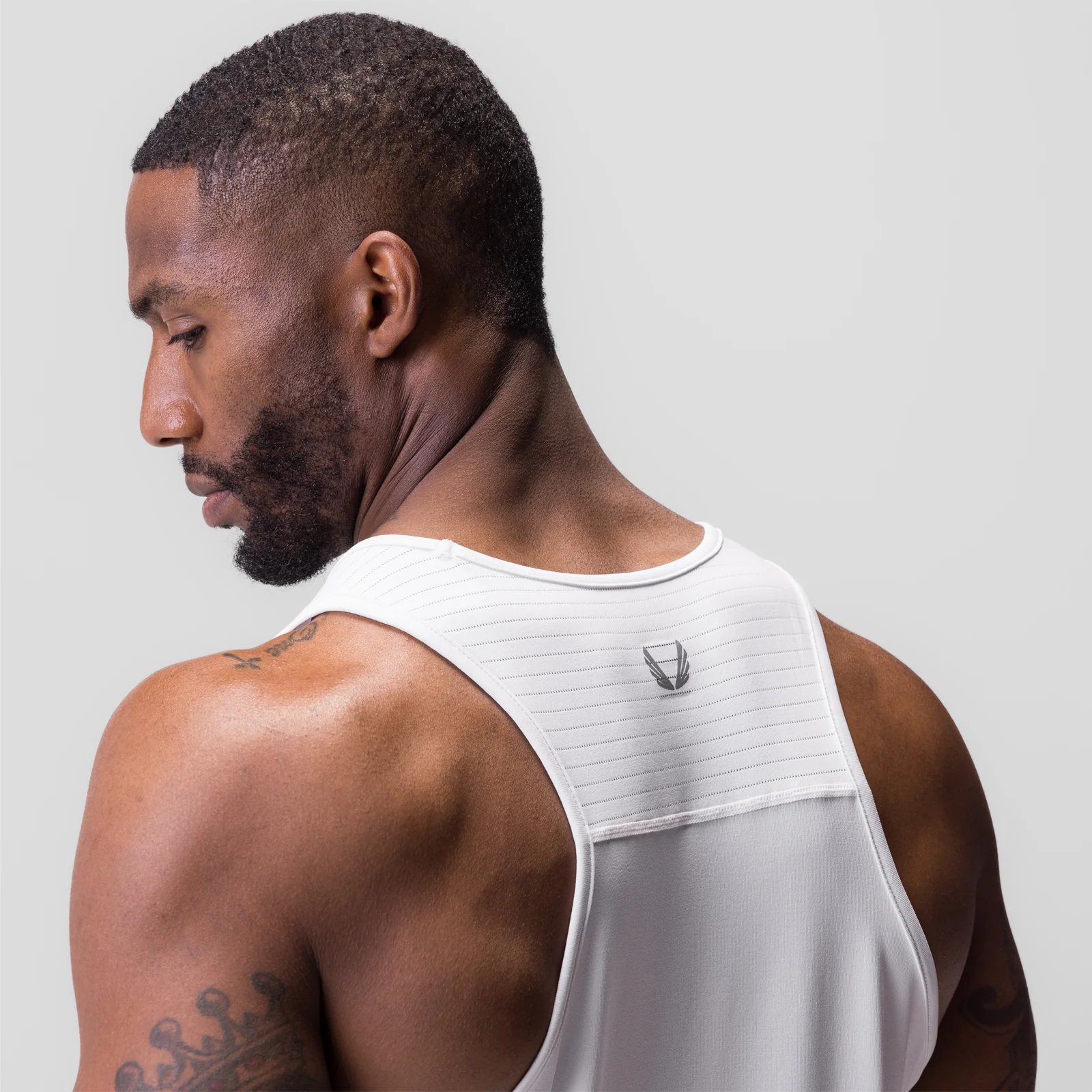 0834. 3D-Lite 2.0 Training Singlet - White 