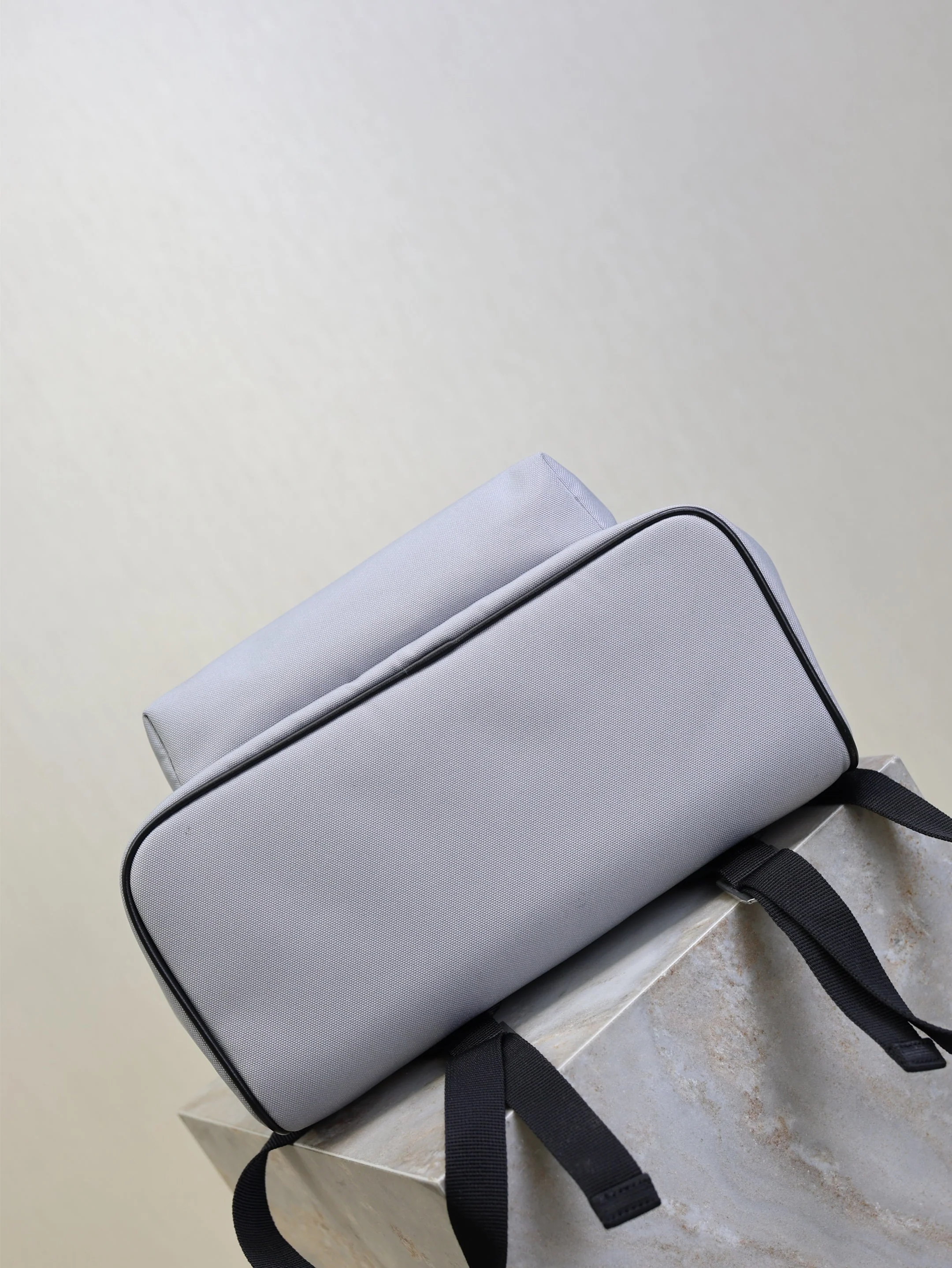 Saint Laurent YSL City Backpacks Light Gray Cowhide Cotton