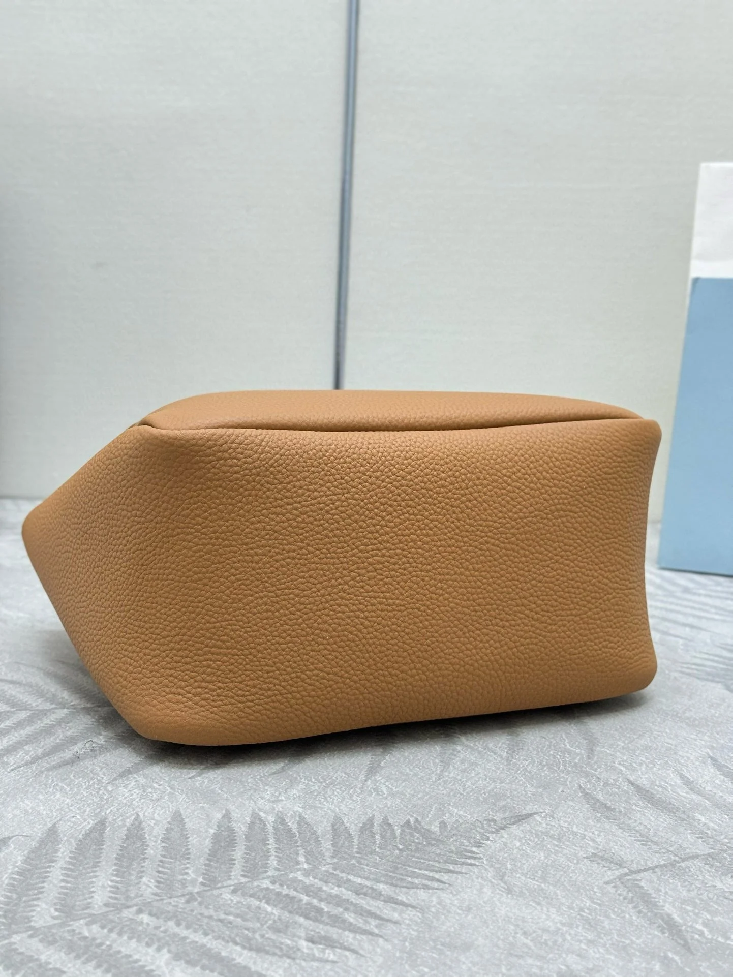 Prada Medium Leather Tote Bag Caramel Calfskin