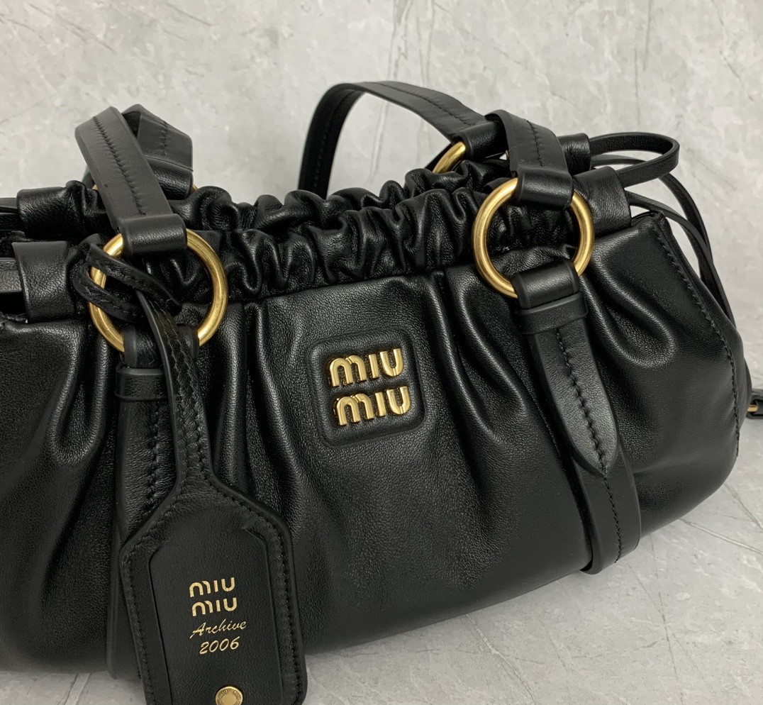 Miumiu Joie Nappa Leather Bag