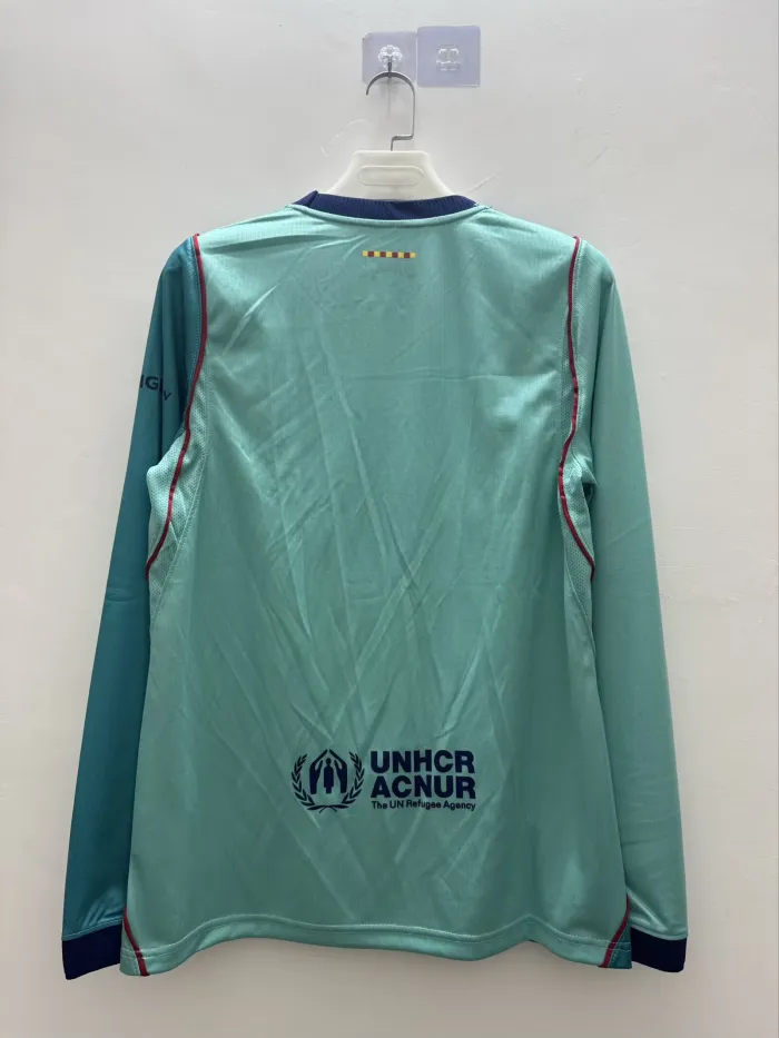 Barcelona Third Long Sleeves jersey Fan Version 26/27