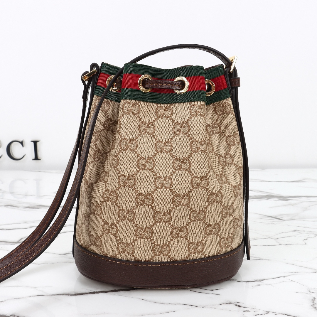 Gucci new canvas bucket bag bucket bag