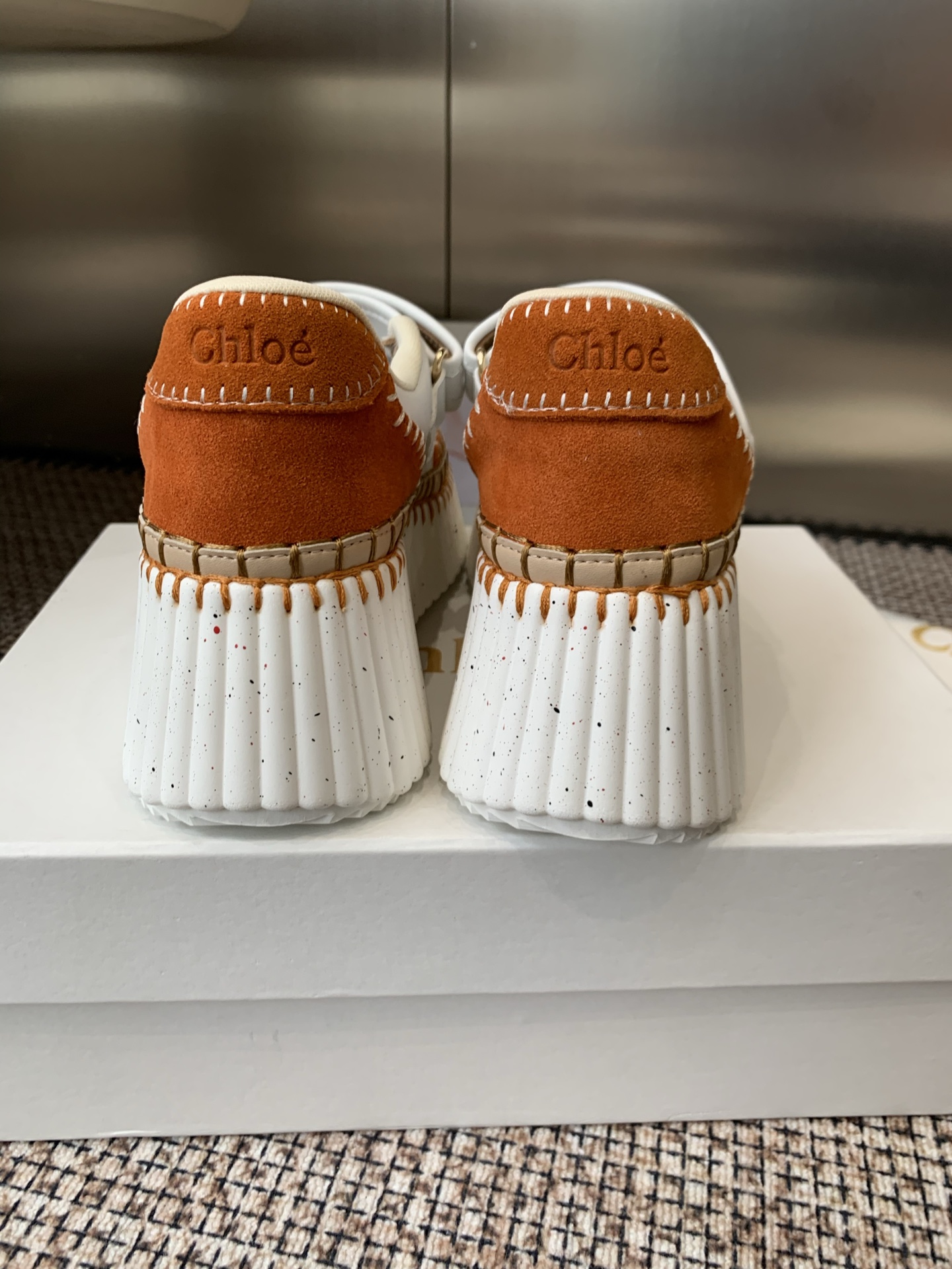 Chloe Nama Wedge Sandals