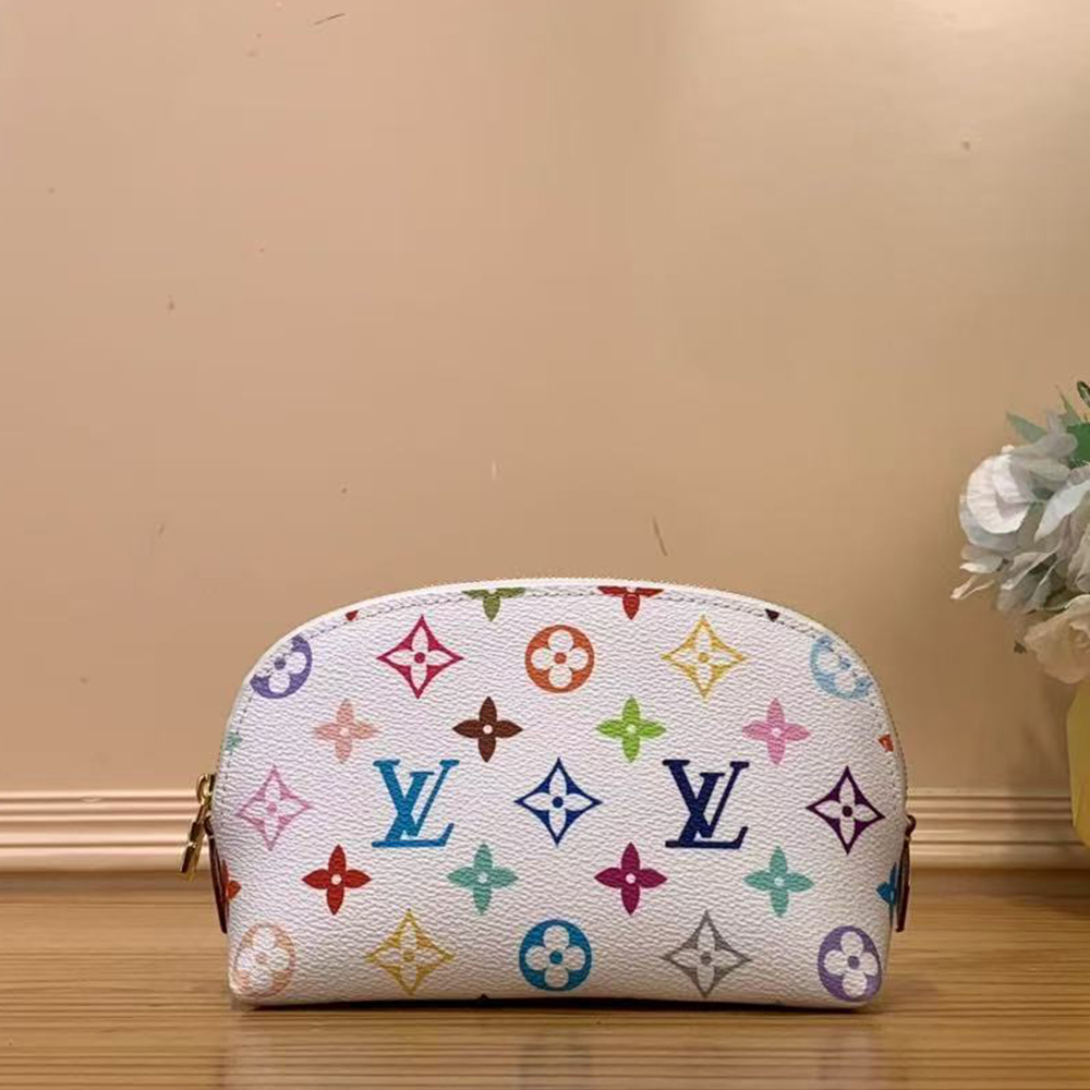 Louis Vuitton LV x Murakami Cosmetic Pouch card holder wallet(Mirror Quality)
