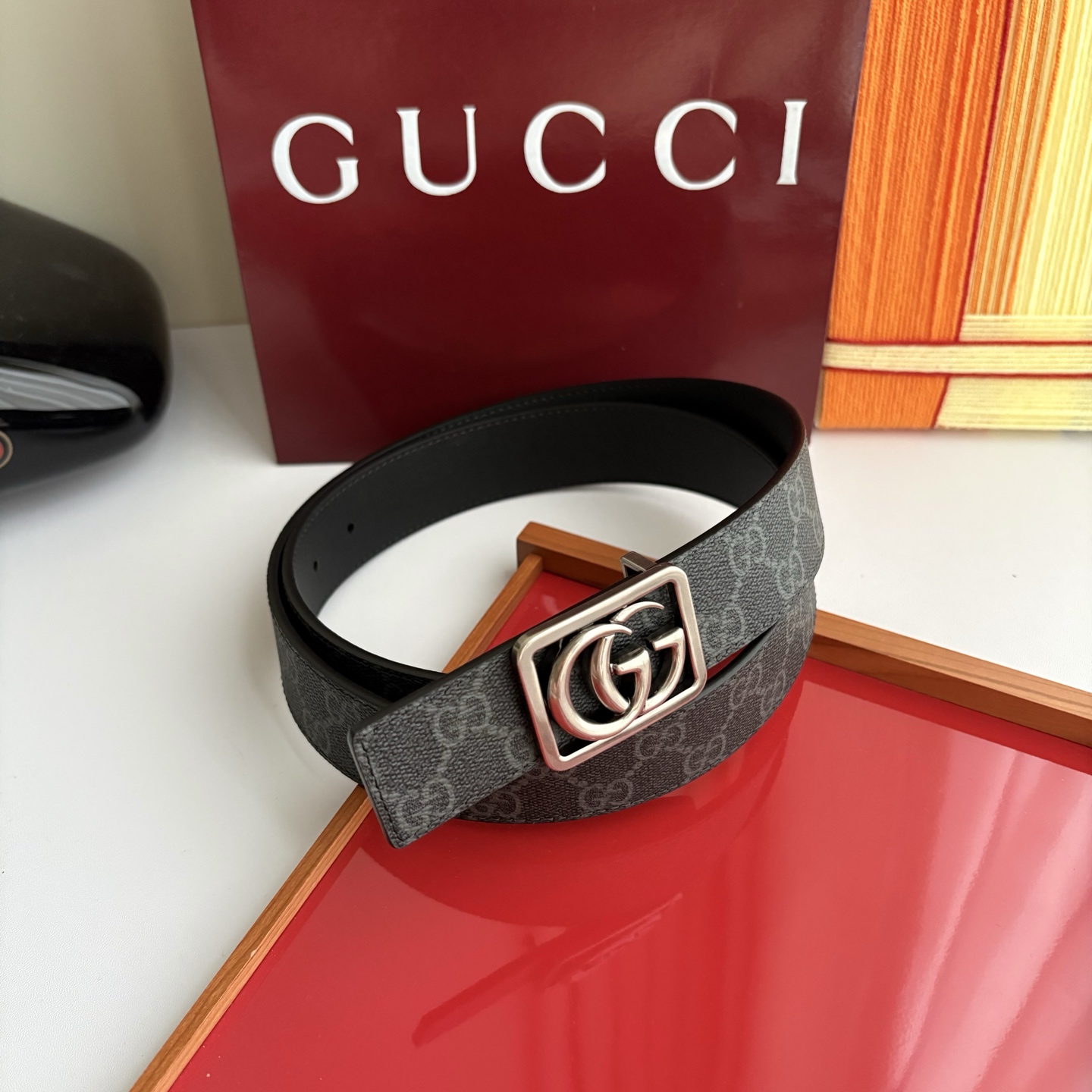 Gucci Reversible GG Marmont belt 3.5cm