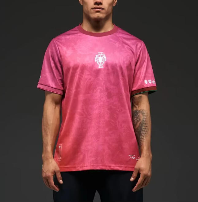 2025 Portugal RED Comma Football The Siu Jersey