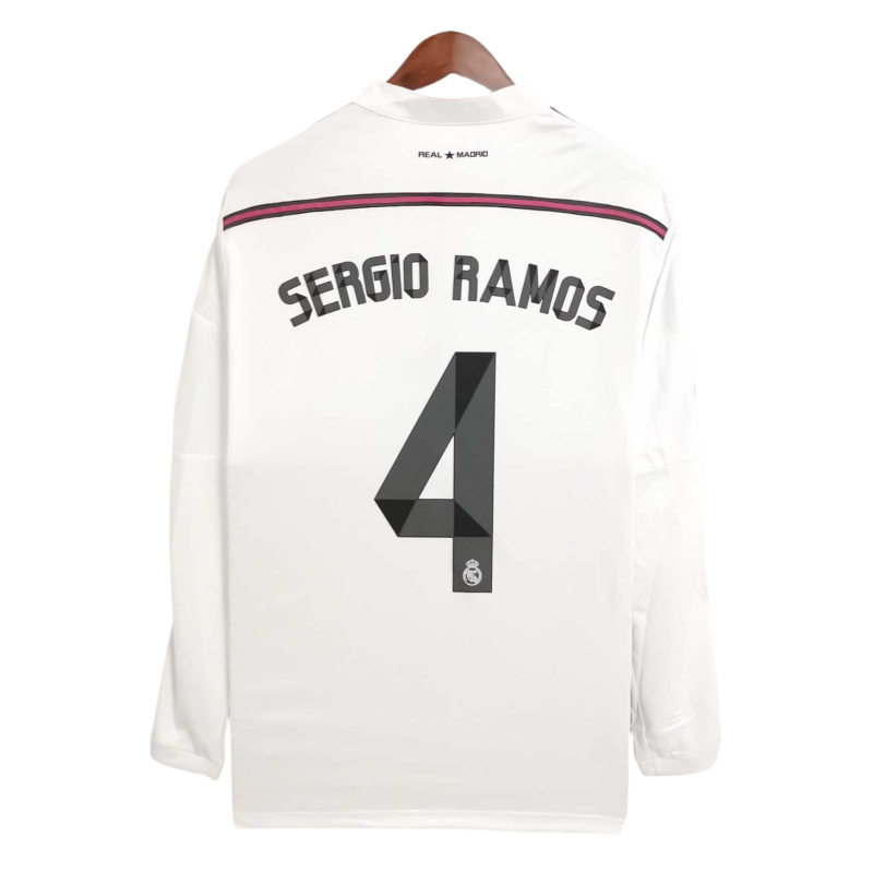 Real Madrid Home Retro Long Sleeve jersey 14/15