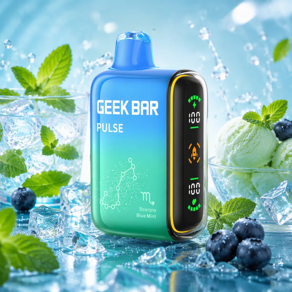 Geek Bar Pulse 15K Disposable Vape - Blue Mint