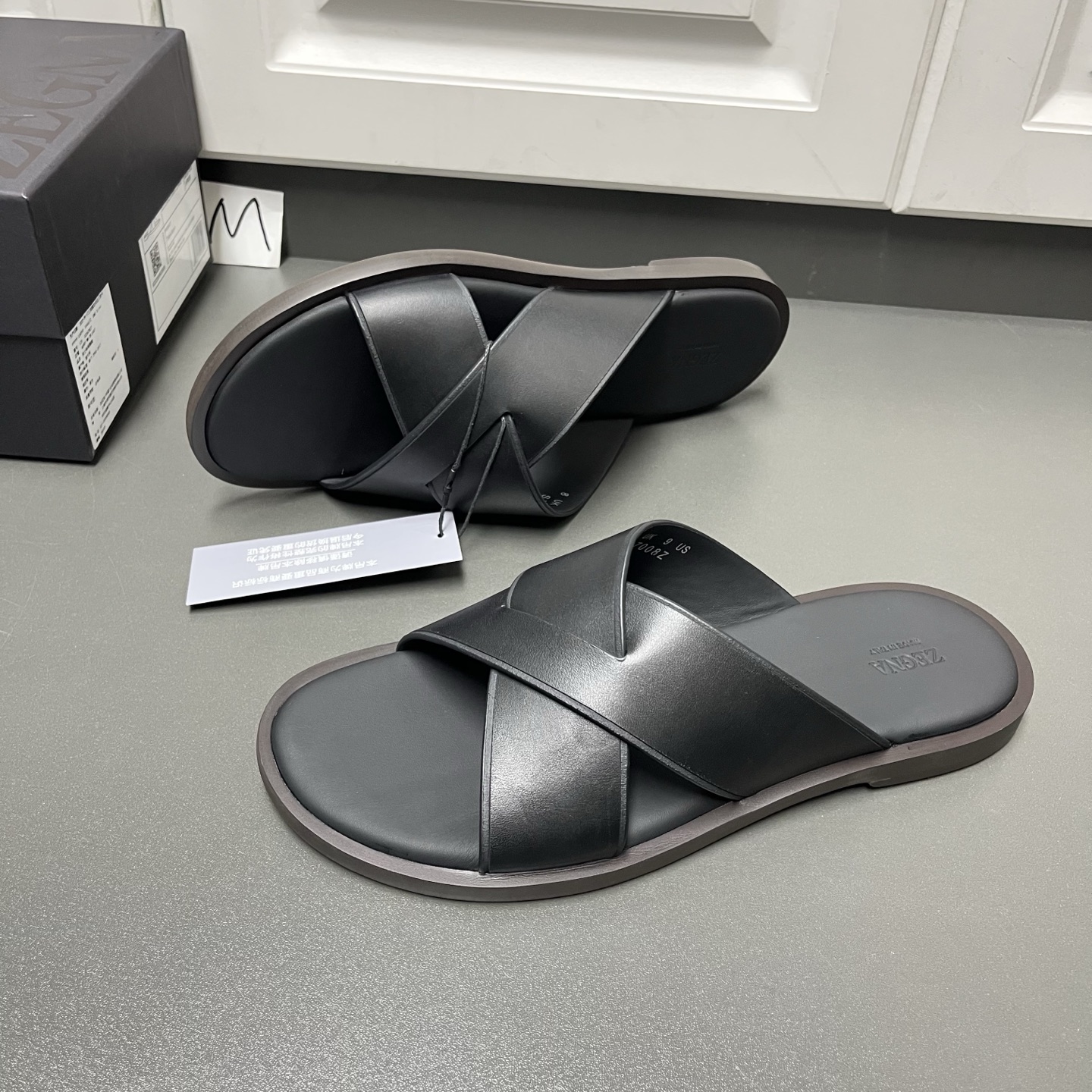 Zegna Men's Leather Mules