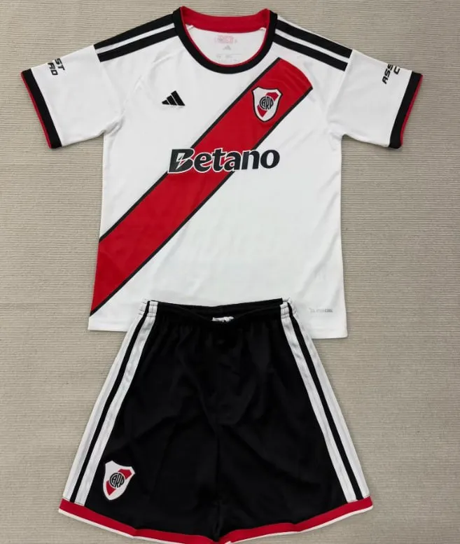 Kids River Plate Home Suit 26/27 | Soc Jersey - Premium Football Jersey