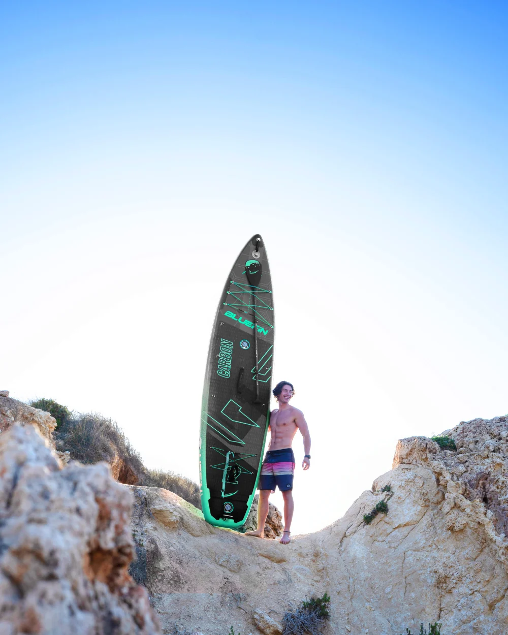 Mint Carbon 12' Premium Inflatable SUP Paddleboard