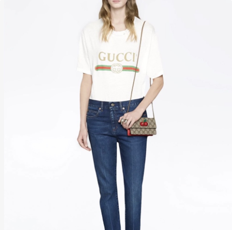 Gucci Cherry Chain Bag& Cherry Wallet Card Holder