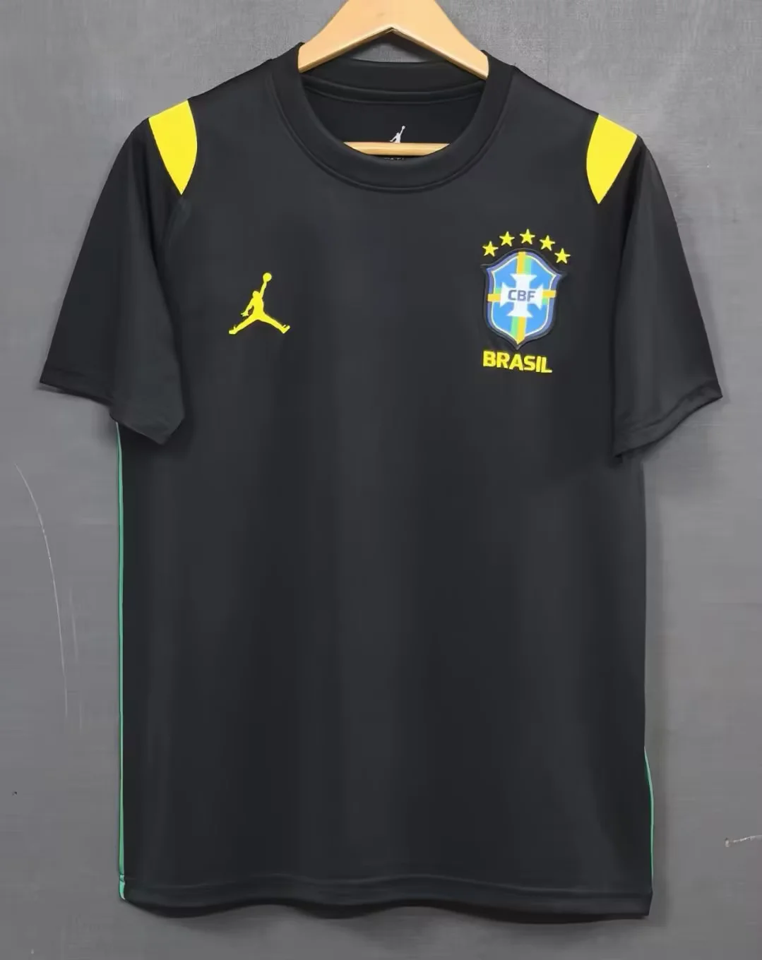 2026-27  Brazil Goalkeeper Black Fans Football Shirt 1:1 Thai Quality
